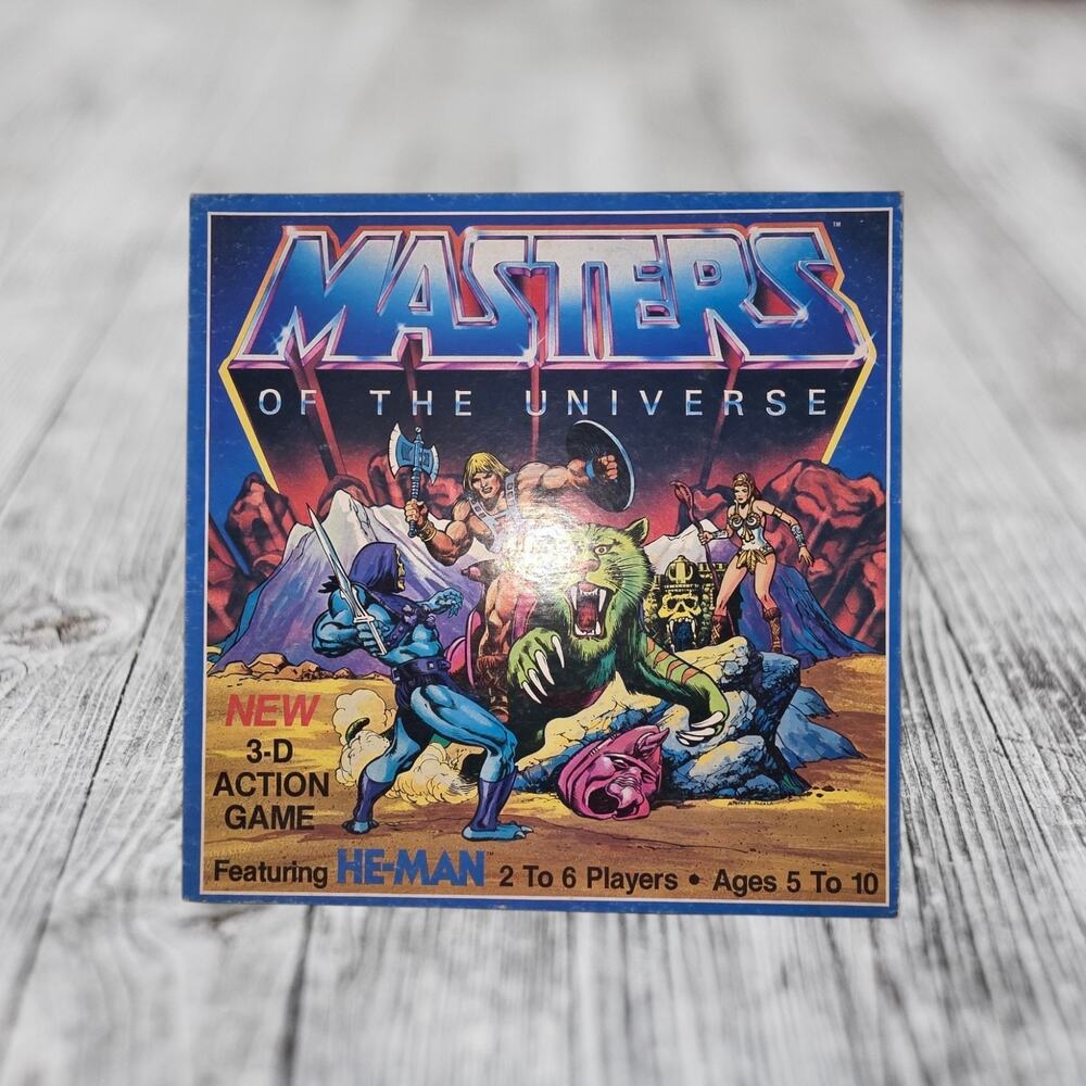 Vintage 1983 Masters of the Universe 3-D Action Game - Complete